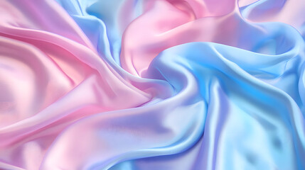 Fototapeta premium Beautiful, smooth, iridescent background with pastel blue, pink, and purple colors 