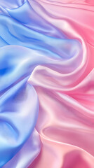 Obraz premium Beautiful, smooth, iridescent background with pastel blue, pink, and purple colors 