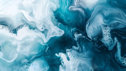 Naklejka premium Dynamic Turquoise Abstract Background