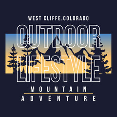 Outdoor Lifestyle Mountain Adventure Colorado.eps