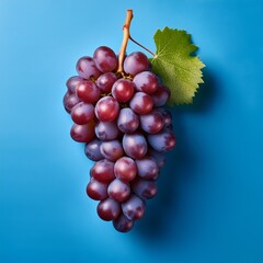 Fototapeta premium bunch of grapes product photo; isolated on solid background