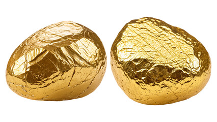 Golden stones set on white background isolated close up, gold nuggets collection, yellow metal rocks samples texture, gold mine, gold ore, group of shiny golden lumps, rough natural mineral gold chunk