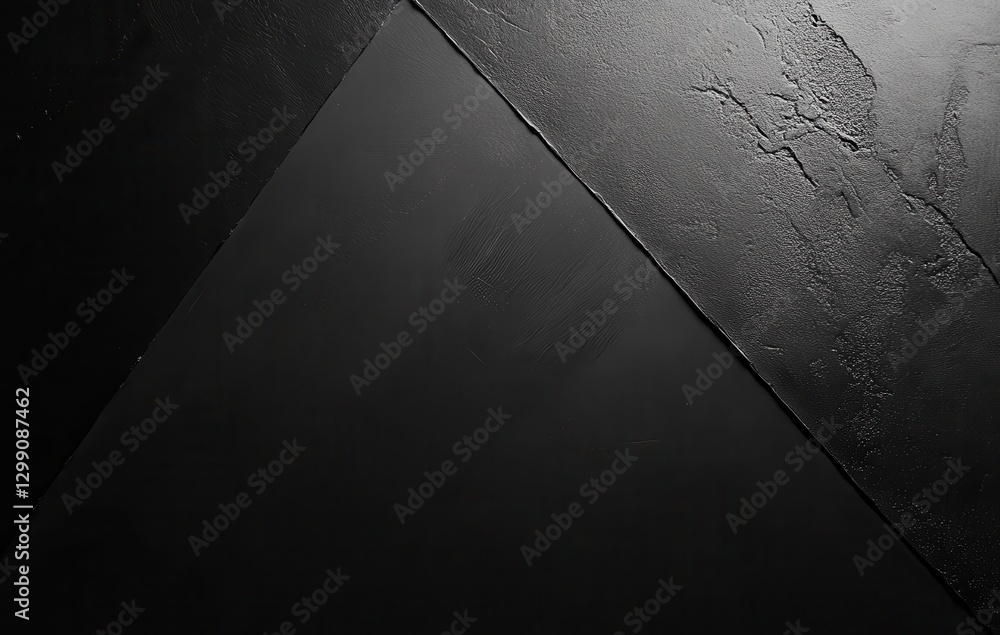 Aufkleber textured black background with geometric shapes and subtle variations ideal for modern design and ar