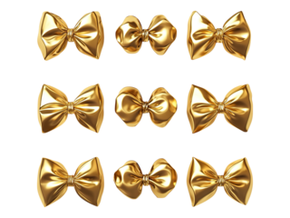 set of gold candy wrapper