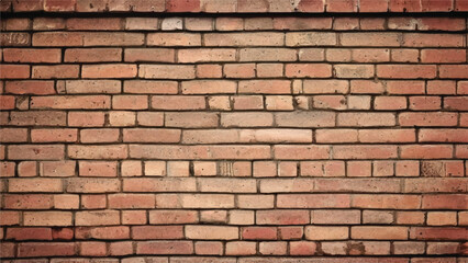 Brick wall background. Old weathered brick wall. Background of old vintage brick wall. Brick wall texture.