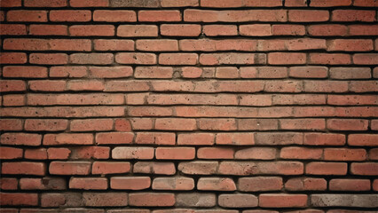 Fototapeta premium Brick wall background. Old weathered brick wall. Background of old vintage brick wall. Brick wall texture.