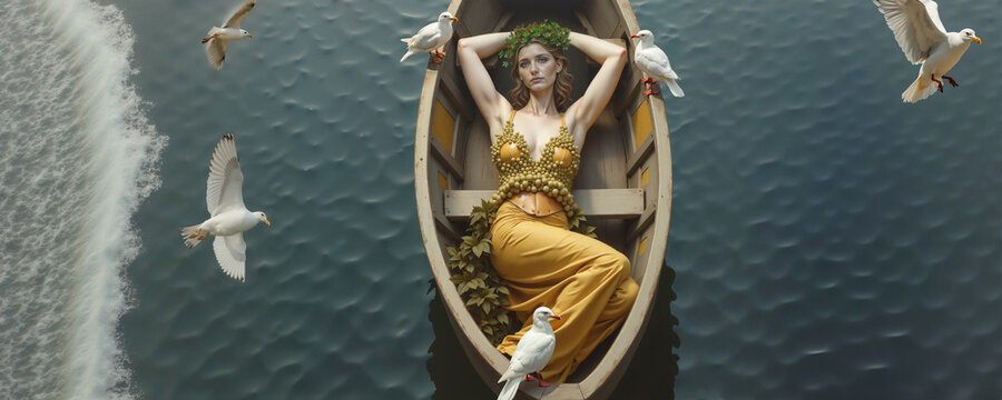 Peace and daydreams on the water