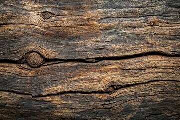 Old wood texture background, top view. Brown wooden surface with cracks and natural grain for design element, with copy space. High-resolution photography, with insanely detailed details