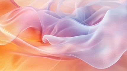 Obraz premium Abstract Flowing Pastel Colors