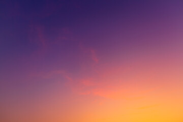 Clouds and sky in the morning,Exotic sunset and soft pink clouds of pastel tones. Scenic image of textured sky. Perfect summertime wallpaper. Bright epic sky. 