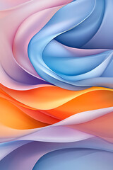 Obraz premium Majestic abstract structure constructed of fluid metallic shapes, tinted with neon blue highlights,