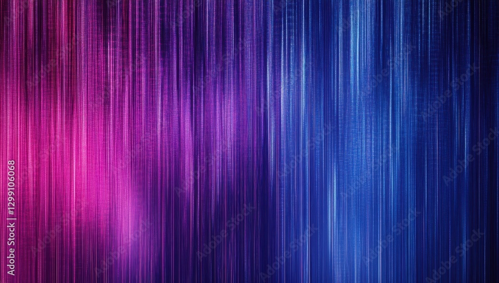 Poster vibrant abstract digital background with purple and blue vertical lines creating a dynamic and energ