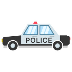 cartoon police car © sugix