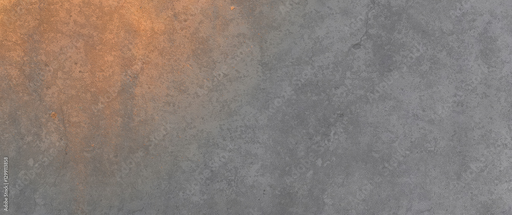 Poster light orange gradient fading into gray textured background