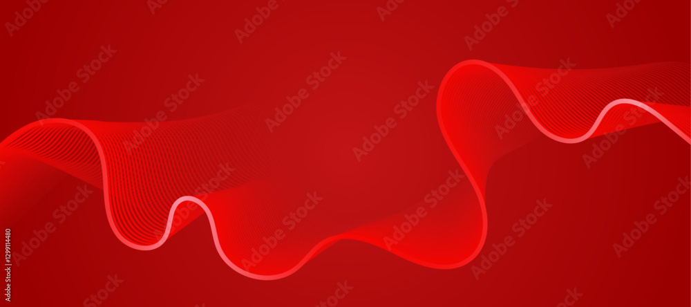 Aufkleber dark red abstract background geometry shine and layer element vector for presentation design.