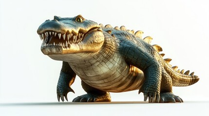 Fototapeta premium Angry Alligator Stance