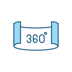 360 Degree vector icon