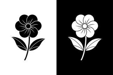 Buttercup flower icon vector on White Background ,Vector Art Illustration on white background. © MONI