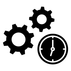 Productivity Glyph Icon