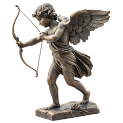 statue of angel with wings