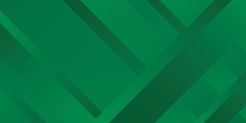 Abstract Geometric Green Background with Diagonal Lines and Gradient. Can Be Used for Cover Design, Poster and Advertising.