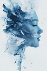 Fototapeta premium woman in water