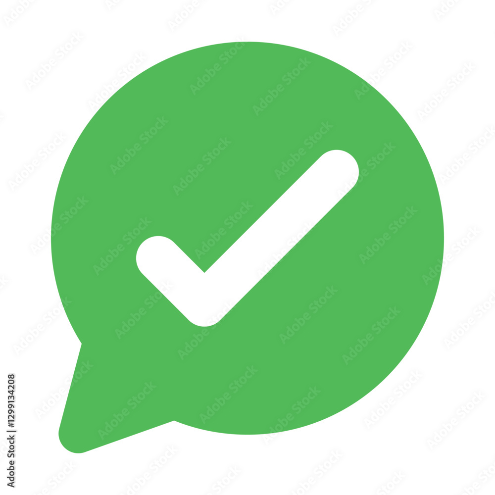 Poster question mark, information and check mark in speech bubble icon - exclamation mark, warning notifica