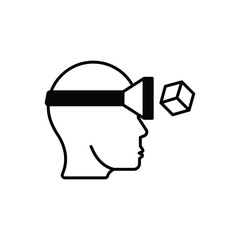 Augmented Reality vector icon