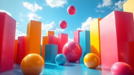 Abstract background with colorful bubbles high resolution hd image