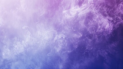 Obraz premium Ethereal Vaporwave, Delicate wisps of smoke dance in a gradient of lilac and violet