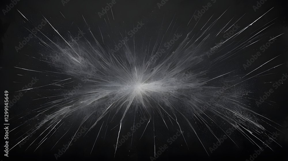 Poster cosmic explosion: a dynamic and visually arresting image depicting an abstract representation of a c