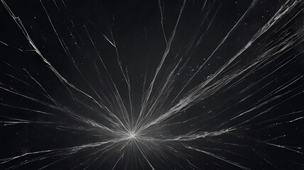 Shattered Screen: An abstract shot showcasing a fractured surface with cracks radiating outwards, creating a dramatic effect