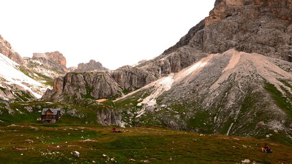 The Fassa Valley in the Dolomites (Trentino, northern Italy)