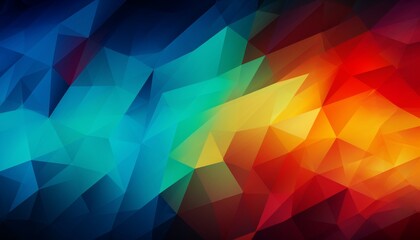 Obraz premium Abstract low poly background with colorful geometric shapes.
