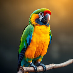 Obraz premium Colorful parrot