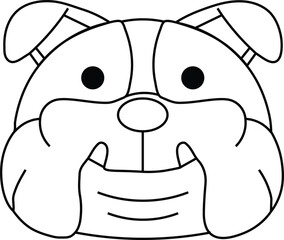 line art, vector, animal themes, cute, illustration