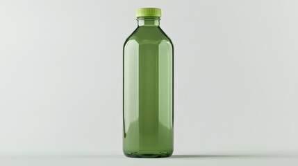 Fototapeta premium Green Glass Bottle Mockup