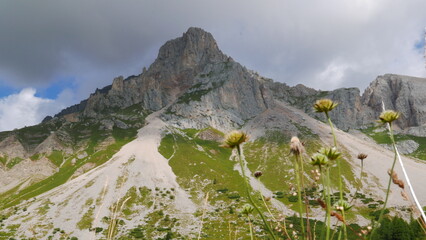The Fassa Valley in the Dolomites (Trentino, northern Italy)