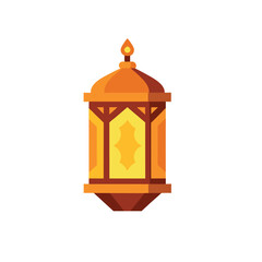 Minimalist Ramadan Illustration with Islamic Symbols
