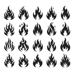 This is fire icon vector illustration design
