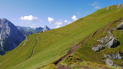 The Fassa Valley in the Dolomites (Trentino, northern Italy)