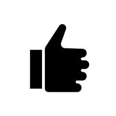 thumbs up, like - vector icon