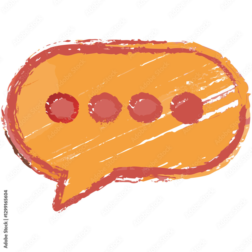 Poster colorful grunge style speech bubble vector for communication and design projects