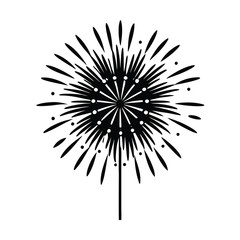 Fototapeta premium black and white snowflake