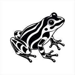 Amazon Milk Frog Amphibians silhouette Animal new style design