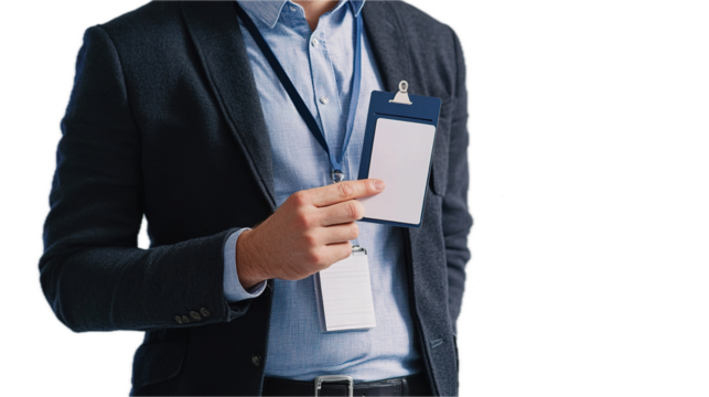 Sports journalist taking notes at major event press room action shot professional setting focused perspective