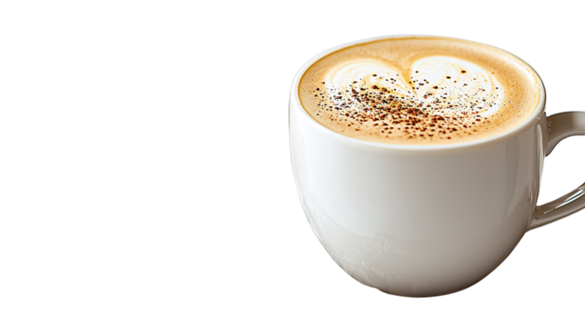 A rich and aromatic cup of coffee perfectly brewed to provide a stimulating experience for any time of the day