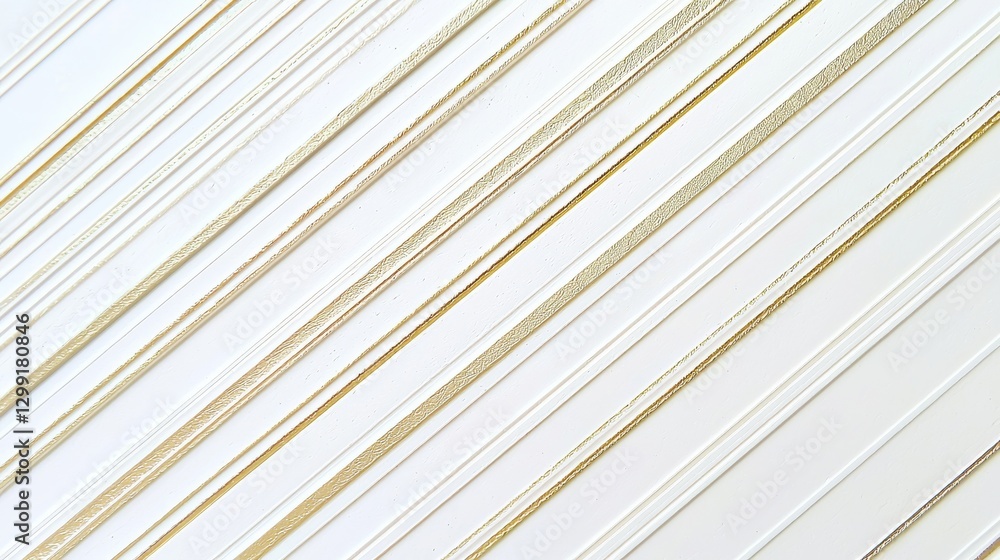 Poster decorative patterns on a white surface featuring golden lines with varied textures highlighting eleg
