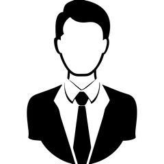Business Professional Silhouette Vector Illustration for Corporate Branding and Profile Design