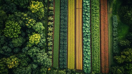 Lush vegetable garden featuring a variety of colorful plants and fresh produce ready for harvest
